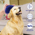 Pet grooming brush for dogs and cats, soft and durable handheld pet hair removal brush (Dark Blue + Orange)...