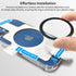 Universal Metal Rings Compatible with Magsafe Sticker - (Black&Silver&White)......