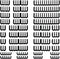 Cable Comb Kit includes for PSU extension cable, SATA and Molex sleeve Management Tools Wire Organizer Comb Computer Case Water Cooling Cable Comb...