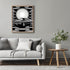 Posterizer 1 pcs-black and white collage with vintage car-Retro Art-Abstract & Modern Art-Gift for Art Lovers- UNFRAMED Wall Art...