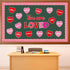 You are Loved Valentine's Day Bulletin Board Valentine's Day Cutouts with Motivational Positive Sayings Bulletin Cardboar for Classroom School Nur...