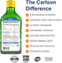 Carlson - Cod Liver Oil, 1100 mg Omega-3s, Liquid Fish Oil Supplement, Wild-Caught Norwegian Arctic, Sustainably Sourced Nordic Liquid, Lemon, 250...