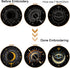 Louise Maelys 3 Set Tarot Moon Embroidery Kits for Beginners with Evil Eye pattern,Adults Starter Cross Stitch Kit DIY Needlepoint Kits...