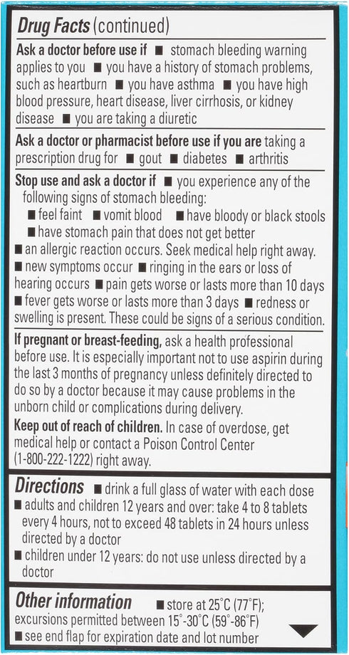 Ecotrin 81 mg Low Strength Safety Coated Aspirin - 150 Tablets, Pack of 2...