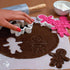 Tovolo Gingerbread Girls Templates Reverse, Dishwasher Safe, Set of 6 Cookie Stamps with Cutter...