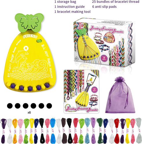 Qurhafoo Friendship Bracelet Making kit for Girl, Gifts for Girls Ages 7 8 9 10 11 12 Year Old Birthday Present, String Bracelets Maker Crafts Toy...