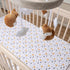 Sammy & Lou Pine Fox 2-Pack Microfiber Fitted Crib Sheet Set, Fits Standard Crib Mattress 28 in x 52 in; Fully Elasticized,...