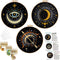Louise Maelys 3 Set Tarot Moon Embroidery Kits for Beginners with Evil Eye pattern,Adults Starter Cross Stitch Kit DIY Needlepoint Kits...