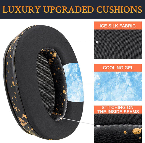 SOULWIT Cooling-Gel Replacement Earpads for Sony WH-CH700N (WHCH700N) & MDR-ZX780 (ZX780DC)/MDR-ZX770 (ZX770BN ZX770BT), Ear Pads Cushions for MDR...