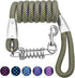 1/2 in Dog Leash for Medium Large Dogs 4ft 6ft 10ft 15ft Heavy Duty Dog Leash Two Color Slip Leash for Dog Training Long Leash for Dogs Outside Up...