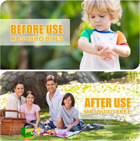 12Pack Mosquito Repellent for Indoor Outdoor, Natural Mosquito Repellent for Yard, Fly Mosquito Control for Room, Mosquito Deterrent for Backyard,...