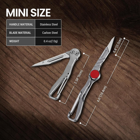Small Pocket Knife for Everyday Carry- Razor Sharp Folding Blade, Lightweight EDC Tool for Camping, Hiking and Outdoor...
