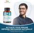 Organic Veda Neem & Turmeric Capsules with Amla Fruit, Tulsi, Holy Basil, Black Pepper Extract - Immune Support Dietary Supplement - Boosts Health...