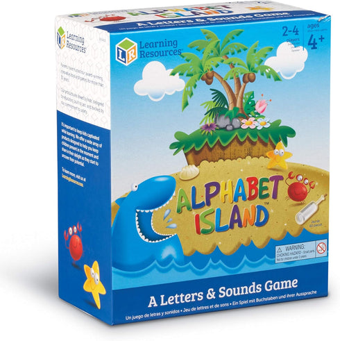 Learning Resources Alphabet Island, Letter & Sounds Game, Language Development Toy, Alphabet Learning Toys, ABC Board Games for Kids, Ages 4+...