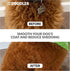 Pet Grooming Detangler Pin Dog Brush For Shedding and Removing Loose Fur, Lightweight Beech Wood with Gold Plated Pins for Long Hair [We Love Dood...