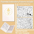 Embroidery Pattern Water Soluble Embroidery Stabilizers, Stick and Stitch Embroidery Paper with Pre-Printed Boho Pattern Transfers for Hand Sewing...