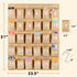 Eamay 30 Numbered Classroom Pocket Charts for Cell Phones and Calculators Holder Wall Door Mount Hanging Organizer......