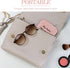 Travel Jewelry Holder Organizer, Jewelry Case Small Jewelry Boxes Organizers with Mirror Travel Jewelry Boxes for Teen Girls Women (Work Hard)...