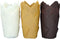 Large Greaseproof paper Wrappers Muffin Baking cupcake cups liners, 2-1/4" x 4" Natural,Brown,White 3 colours in a box Tulip Baking Cups Holders 1...