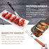 2 Pieces Meat Fork Stainless Steel Carving Fork with Wood Handle Cooking BBQ Grill Steak Tool for Kitchen Barbecue Serving Cooking Grilling Roasti...