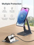 JSAUX Magnetic Wireless Charger Stand Compatible for MagSafe Charger iPhone 15/15 Plus/15 Pro/15 Pro Max/iPhone 14/14 Pro/14 Plus/14 Pro Max/ 13/1...