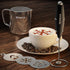 PowerLix Powerful Handheld Milk Frother With Stand Battery Operated Foam Maker Frother Wand For Coffee (A Black) (Milk Frother With Stand Set)...