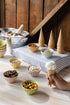 Now Designs Flora Stoneware Sundae Bar Bowls, Set of 6, 4 oz...