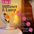 Essential Oil Diffuser, Upgraded Diffusers for Essential Oils Aromatherapy Diffuser Cool Mist Humidifier with Colors Lights Waterless Auto Off for...