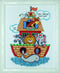 Tobin Noah's Ark, 11 X 14 Cross Stitch Kit, 11"x14" 14 Count, by The Yard...