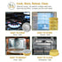 7" Sturdy Aluminum Foil Pans with Lids (5 Pack), 2X Thicker Heavy Duty Reusable Tin for Cooking Baking...