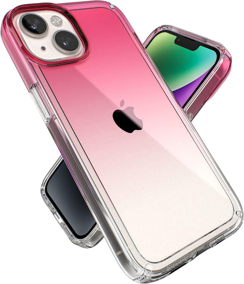 Speck Clear iPhone 14 & iPhone 13 Case - Drop Protection, Scratch Resistant Dual Layer Slim Phone Case for 6.1" iPhones - Anti-Yellowing & Anti-Fa...