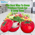 Produce Freshness Preserver Saver Kit- Keep Fruits and Vegetables Fresh Longer, Ethylene Gas and Odor Absorber in Refrigerator (2 Pack)...