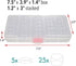 The Beadsmith Personality Case, Clear Plastic Bead Storage Case with 25 Removable and Stackable Jars, includes 5 screw top lids, Organizer Storage...