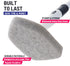 Replacement Scrubber Sponge Head Scrubber Refill for Extendable Tub Tile Shower Scrubber for Cleaning Non-Scratch (2X Scrubber Sponge Gray)...