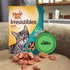 Irresistibles Soft Cat Treats, 3 oz Pouches, Salmon Cat Treats, Silicon Pet Bowl Bundle, Natural Ingredients, No Artificial Preservatives, Perfect...
