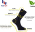 Hugh Ugoli Men's Bamboo Dress Socks for Business & Trouser, Thin & Seamless Crew Socks, 4 Pairs with Gift Box, Shoe Size 8-12...