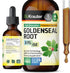 Goldenseal Root Supplement Drops - Organic Goldenseal Tincture - Vegan, Alcohol & Sugar Free Liquid Extract - 2 Fl.Oz....