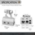 Conext Link BTZ1-2 Battery Terminal Postive Negative 8 4 2 1/0 Gauge 2 Pack ?15501?...