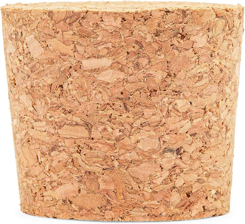 Juvale 12-Pack Bottle Cork Stoppers - Size 22 (1.7 In Top x 1.46 In Base x 1.49 In Height) Brown - Tapered Design for Easy Insert & Remove...