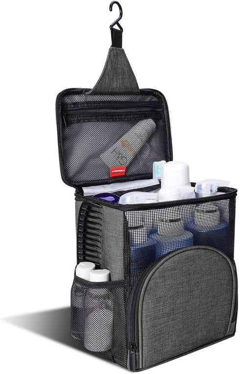 Shower Caddy Tote,Quick Dry Shower Bag Dorm Room Essentials for College Student Girls Boys,Hanging Mesh Shower Caddy Portable for Summer Camp,Trav...