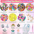 Flat Clay Beads Bracelet Making Kit Jewelry Making Kit for Beginner, 6mm Flat Polymer Heishi Beads Letter Bead Friendship Bracelet Beads DIY Arts ...