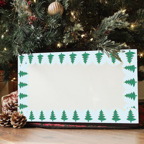 AnyDesign 82Ft Boho Christmas Bulletin Board Borders Xmas Tree Santa Snowman Rainbow Self-Adhesive Trim Border Stickers for Xmas Winter Party Home...
