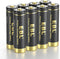 EBL Gold Pro Rechargeable AA Batteries 1.2V 2800mAh NIMH Battery Upgraded High Capacity AA Battery Precharged Double A Battery - 8 Packs...