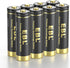 EBL Gold Pro Rechargeable AA Batteries 1.2V 2800mAh NIMH Battery Upgraded High Capacity AA Battery Precharged Double A Battery - 8 Packs...
