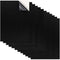 Black Felt Sheets with Adhesive Backing - 12Pcs Sticky Felt Sheets Adhesive Backed Craft Supply Box Liner Jewelry Furniture Felt Fabric Sheets - A...