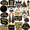 KatchOn, New Years Eve Photo Booth Props 2025 - New Year Photo Booth Props 2025 | New Years Eve Party Supplies 2025 | Happy New Year Decorations 2...