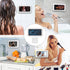 Waterproof Shower Phone Holder Wall Mounted 360°Rotation Anti Fog HD High Sensitivity Touch Screen Phone Case for Bathroom Bathtub Kitchen Mirror ...