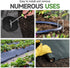 Landscape Stables Set,6 Inch 11 Gauge 50pcs Galvanized Garden Staples and 50pcs Gaskets +1Pick Hook,U-Shaped Tent Stakes Landscaping Fabric SOD Pi...