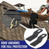 Permanent Roof Anchors Lightweight Rustproof Aluminum Alloy Arrest Anchor Connects to Wood Surfaces Roof Tie-Off Points (2)...