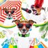 6 Pcs Reflective Dog Collar Soft Padded Breathable Nylon Pet Collar Adjustable Puppy Collar with Safety Locking Buckle for Dogs Cats Puppy Pets Ac...